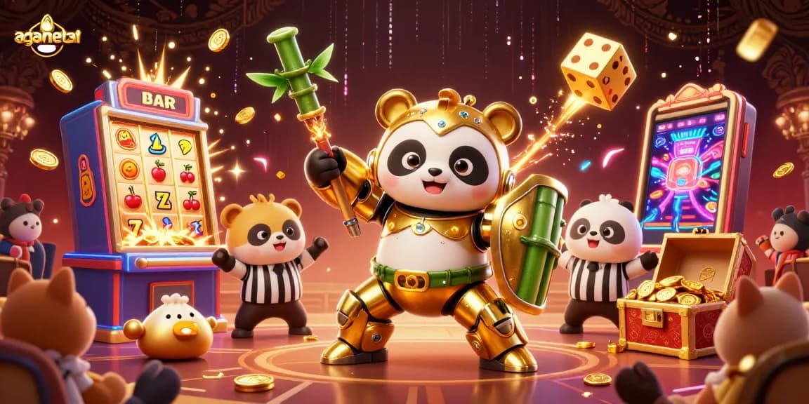Engage in thrilling agamebai gameplay with colorful slots, coins, and dynamic characters.