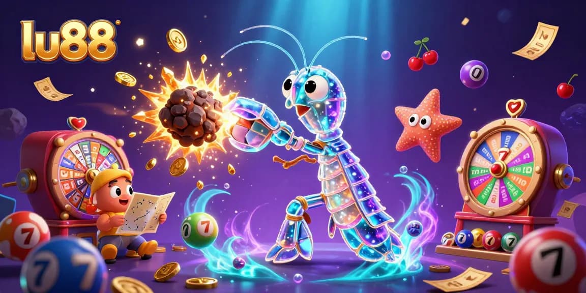 Engage in thrilling casino action with lu88's vibrant scene bursting with slot games and lottery excitement.