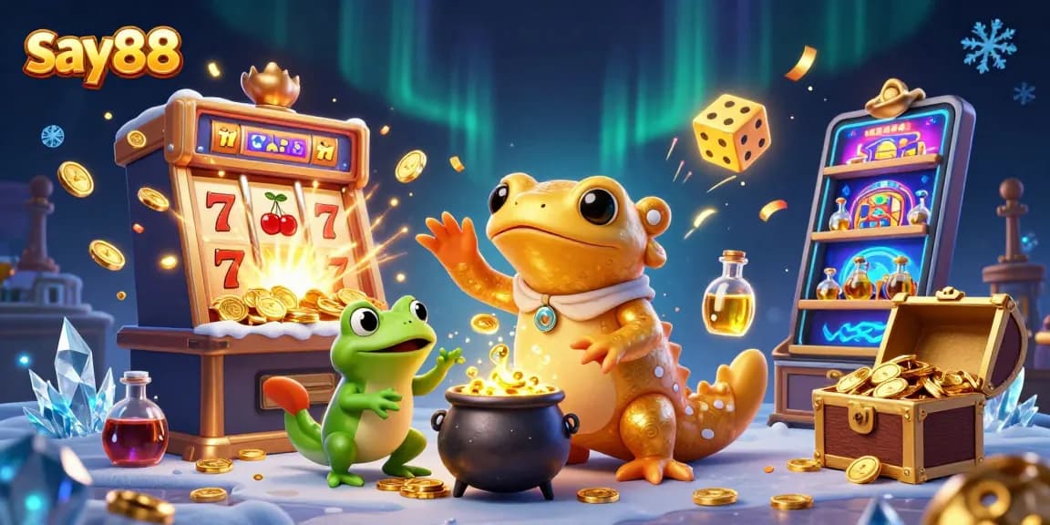 SAY88 illuminates the world of online gambling with exciting games and vibrant casino elements.