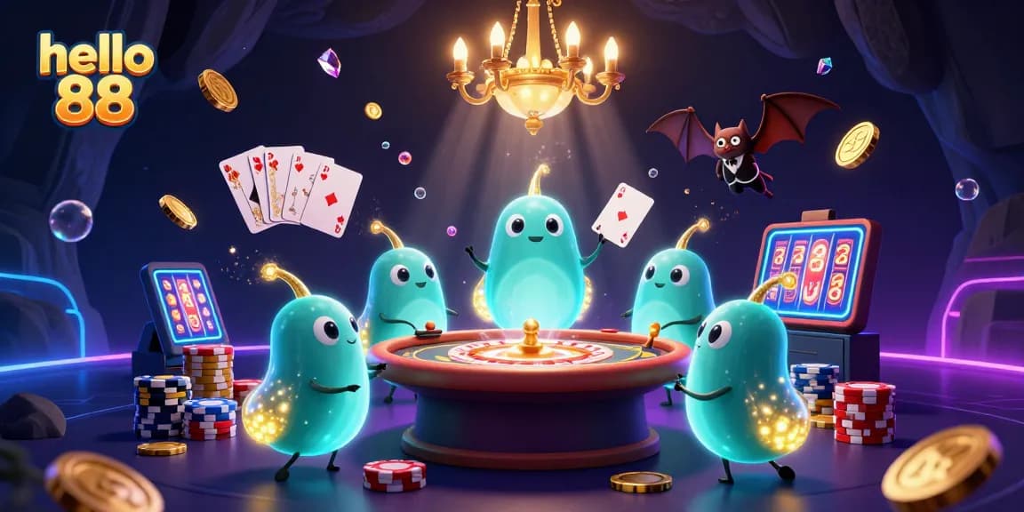 Illuminate your game at hello 88 with lively glowworms, vibrant stakes, and casino action.