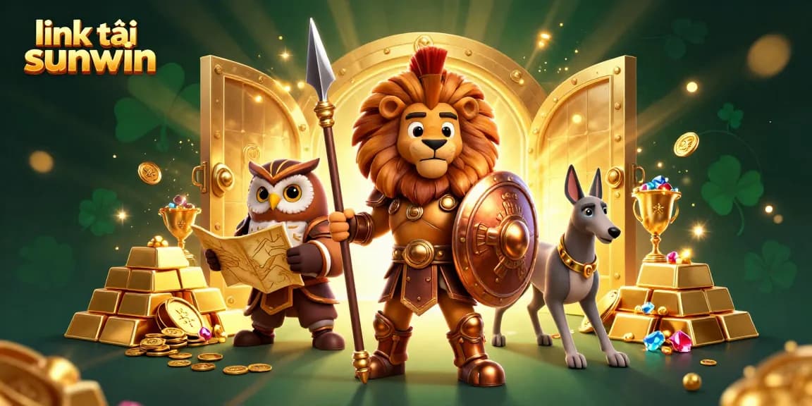 Experience exciting gameplay with link tải sunwin in this rich 3D casino scene.