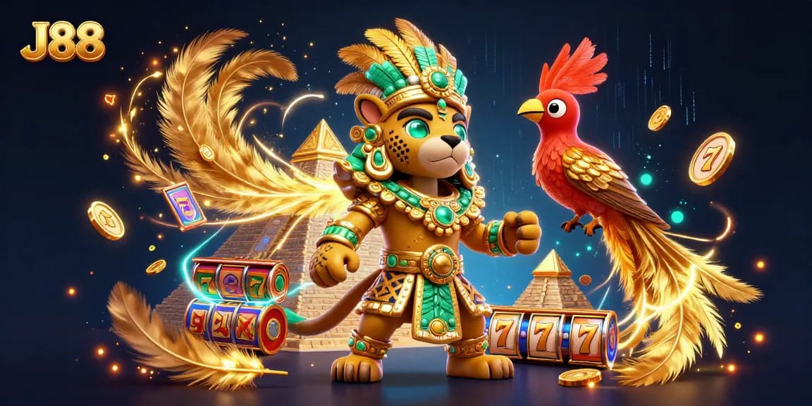Engage with J88 and hit the jackpot in this thrilling 3D casino scene