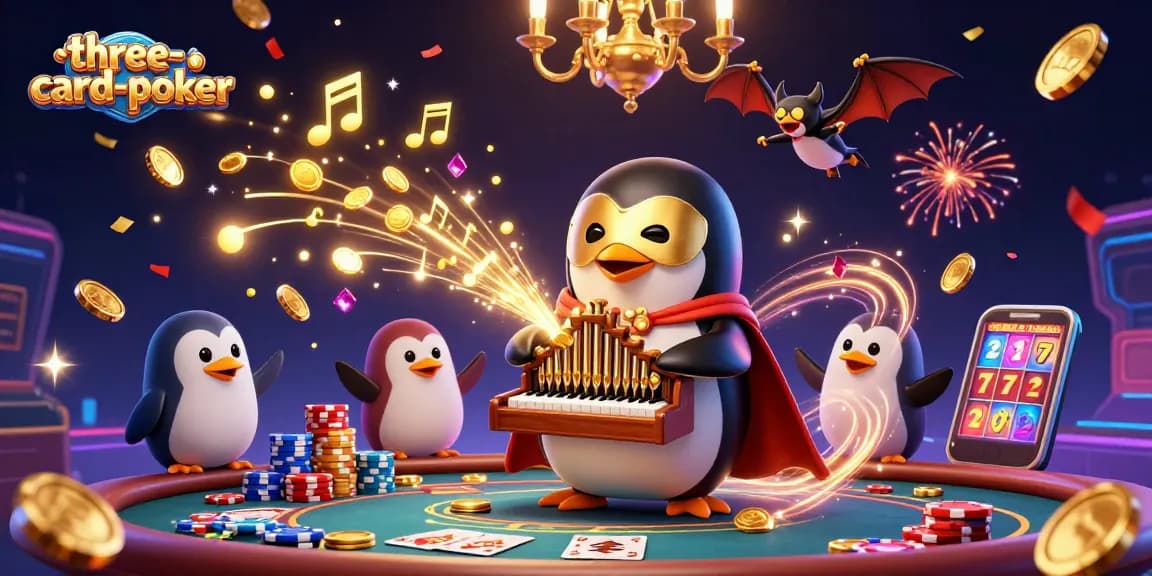 Experience thrilling three-card-poker action with vibrant visuals, dynamic gameplay, and rewarding strategies.