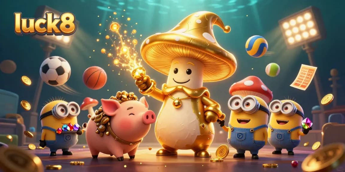 Experience winning thrills at luck8, with vibrant 3D casino elements and dynamic sports betting action.