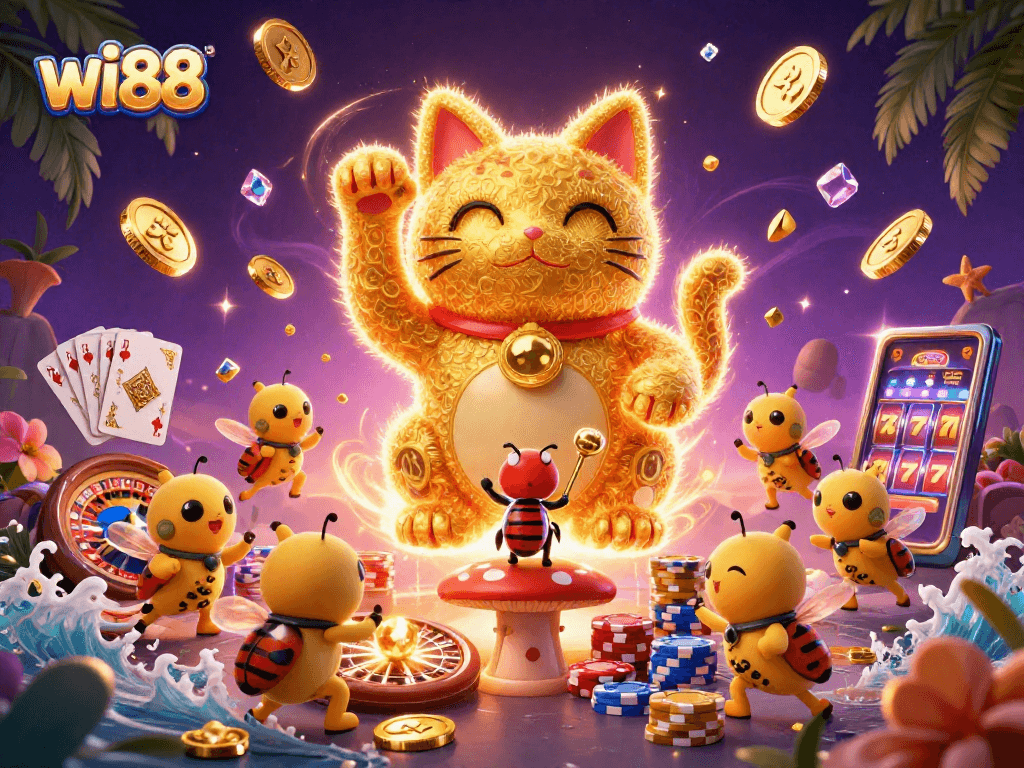 Experience thrilling wins at wi88 with dynamic casino action in an ultra-detailed fantasy scene.