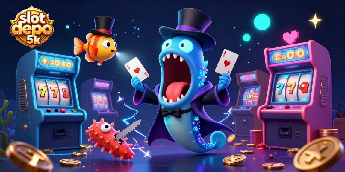 Engage with vibrant slot depo 5k adventures featuring magical deep-sea characters and casino elements.