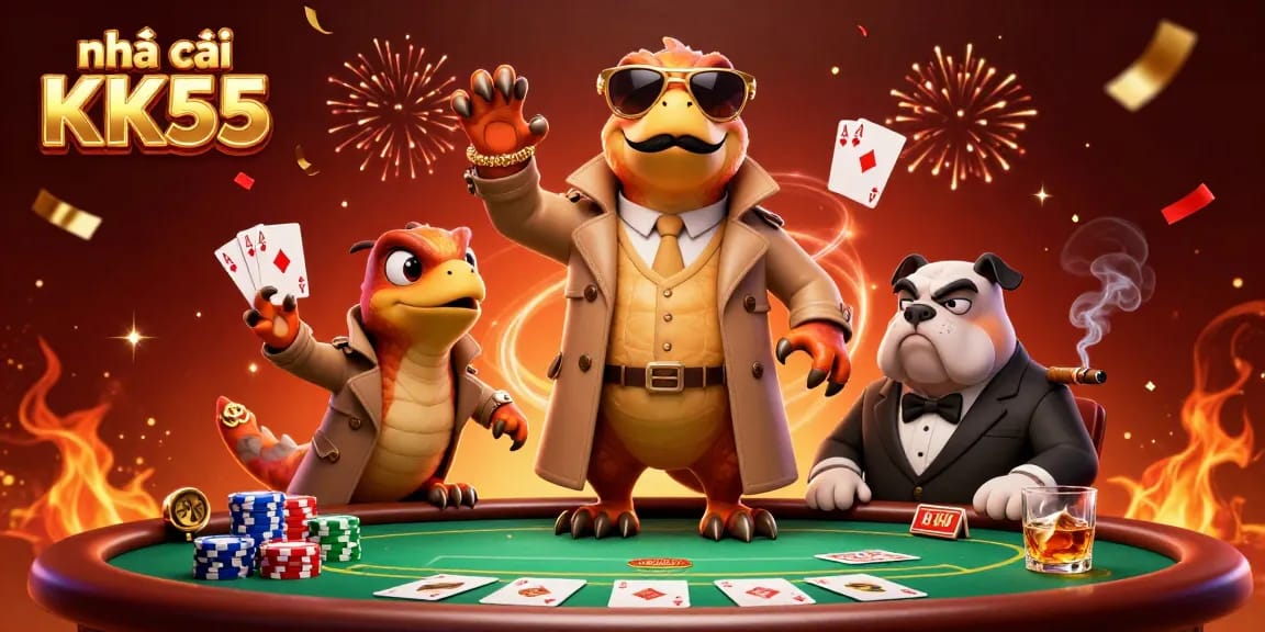 Discover gaming excitement at nhà cái KK55 with vibrant poker action and dynamic characters.