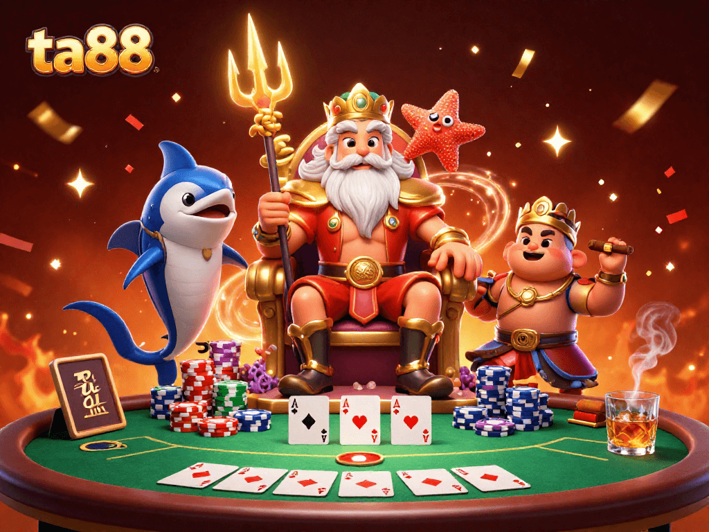 Experience thrilling gaming at ta88 with Neptune and exciting casino elements in a vibrant digital realm.