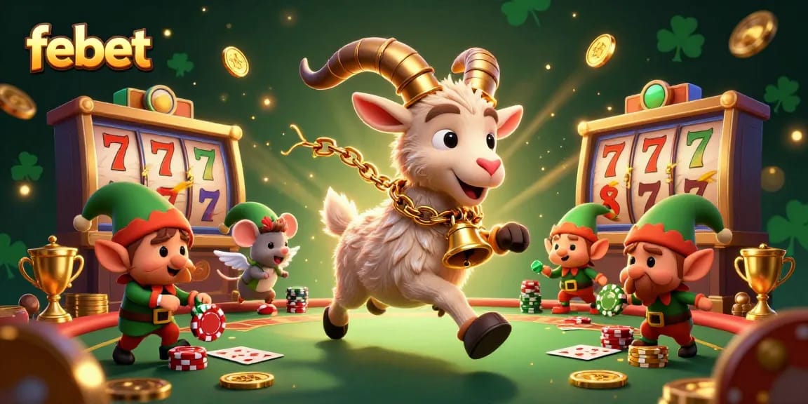 Experience thrilling games at febet's holiday-horror casino with Krampus and mischievous elves.