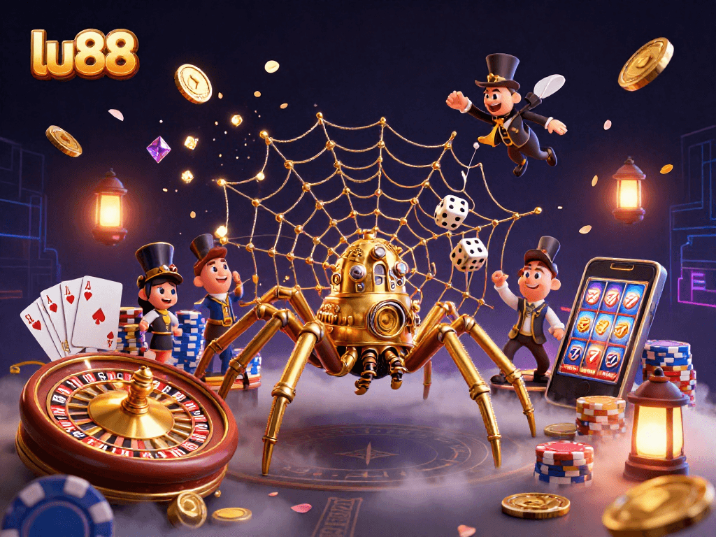 Experience lu88's thrilling world with vibrant casino action and engaging characters.