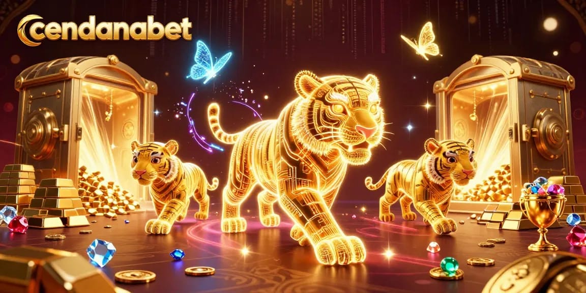 Cendanabet offers thrilling gameplay experiences in a vibrant digital casino setting filled with treasures and energy.