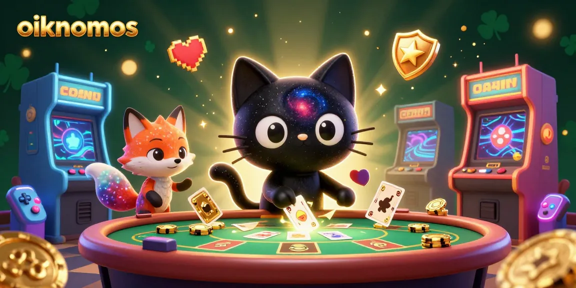 Engage in thrilling casino action at oikonomos with captivating characters and vibrant game elements.
