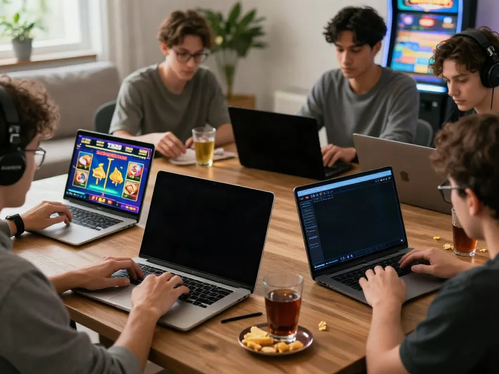 Online gambling experience at TX88 with players enjoying games on their devices.