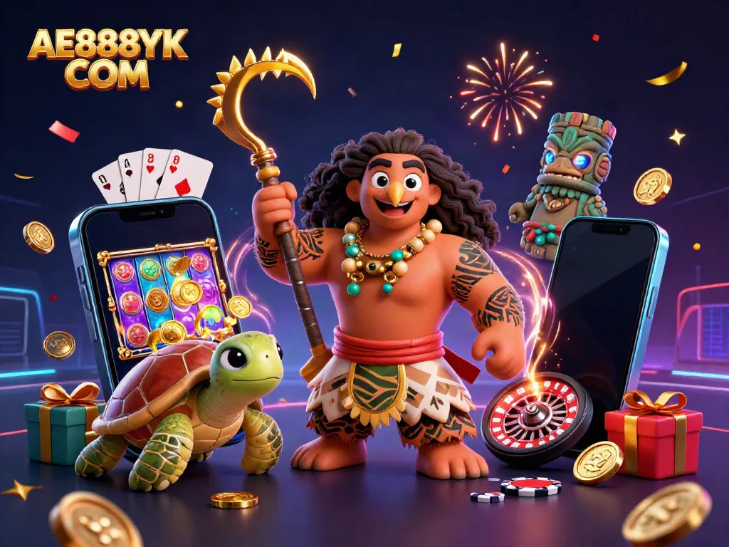 Experience thrilling gameplay at AE888YK COM with amazing slot games and vibrant characters.