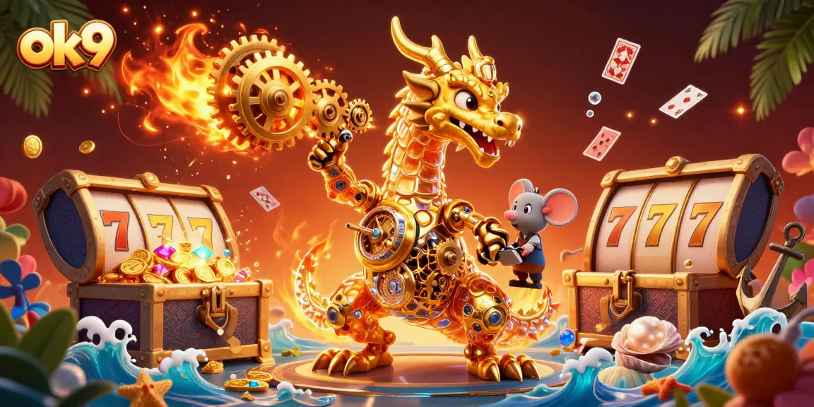 Experience the thrill of ok9 with a golden dragon and dynamic casino games!