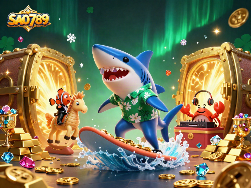 Engage with SAO789's thrilling gaming experience featuring vibrant casino characters.