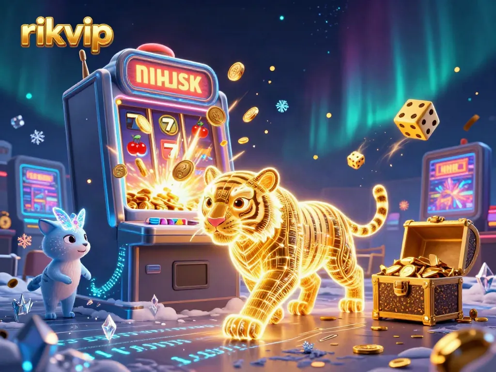 Experience thrilling gameplay at rikvip with vibrant digital illustrations of casino excitement.