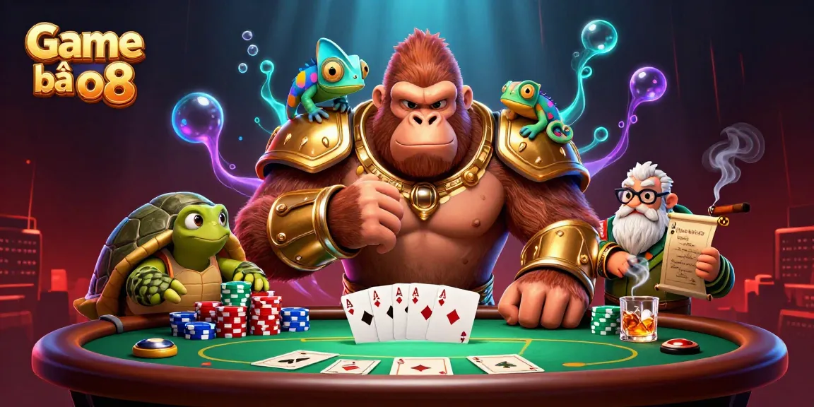 Engage in exciting Game bài o8 featuring the king of cards amidst dynamic gambling elements