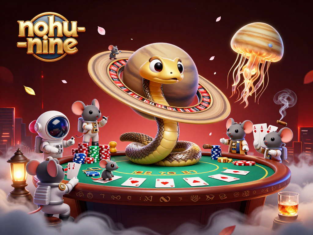 Place your bets in the thrilling nohu-nine game with a cosmic casino twist