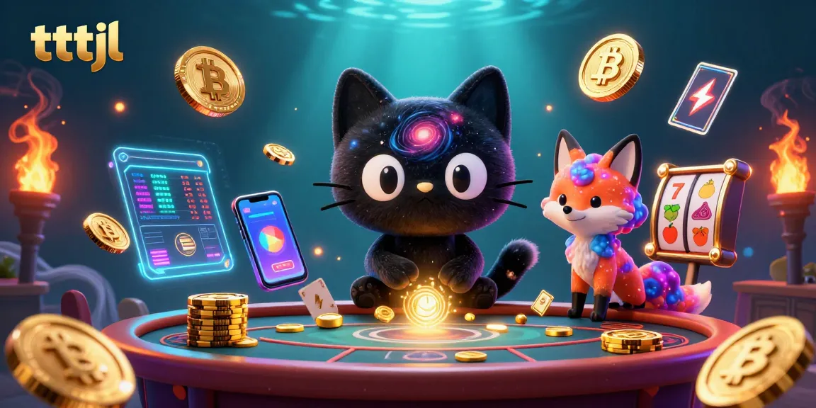 Engage in exciting gameplay at tttjl with cosmic characters amidst cryptocurrency elements.