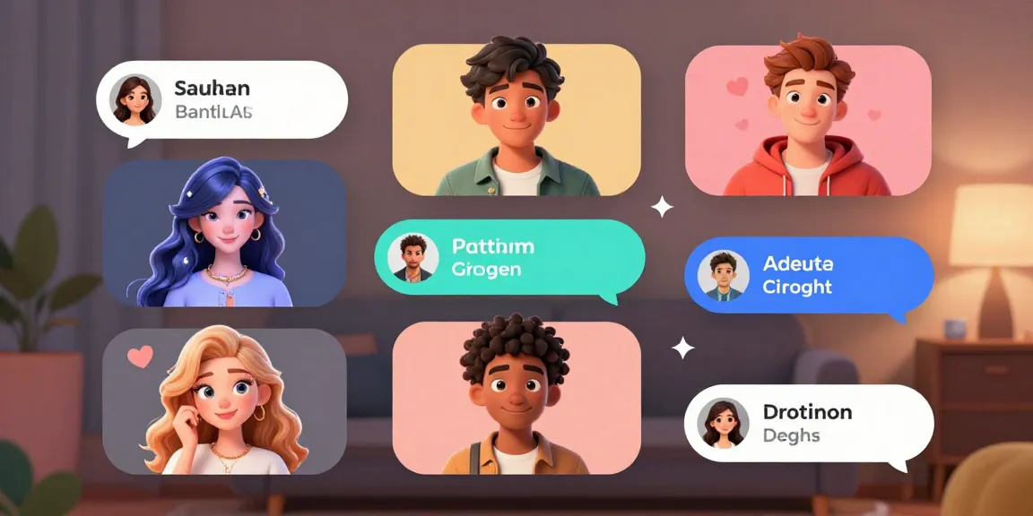 Engaging chat scene with AI characters showcasing sluts ai interactions in a vibrant digital environment.