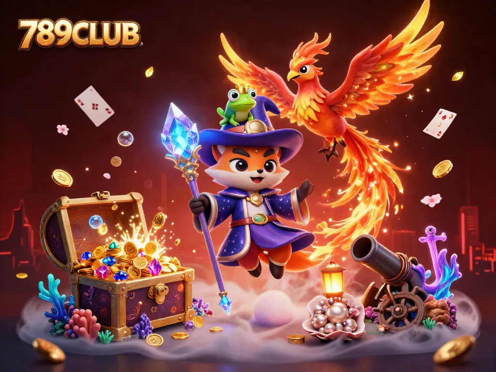 Experience thrilling gameplay at 789CLUB with captivating mythical characters and casino elements.
