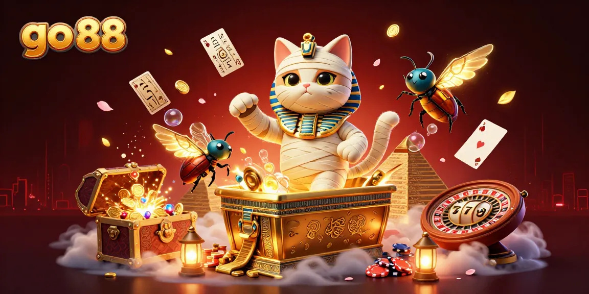 Experience go 88 at the vibrant pyramid casino with spectacular 3D scenes of ancient treasures.