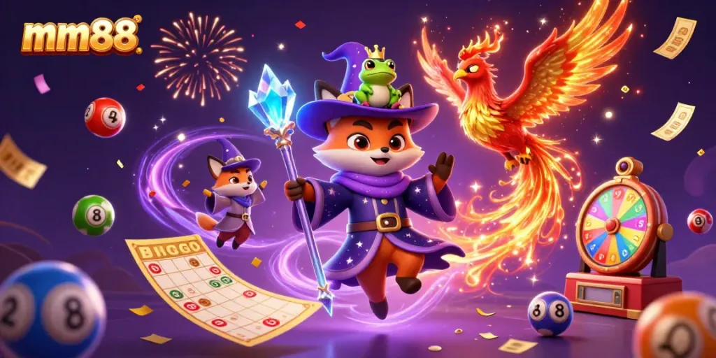Experience thrilling gaming with mm88 fantasy characters amidst dynamic casino elements