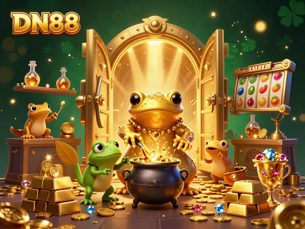 Experience the thrill of DN88 with captivating gambling elements and rich 3D illustration details.