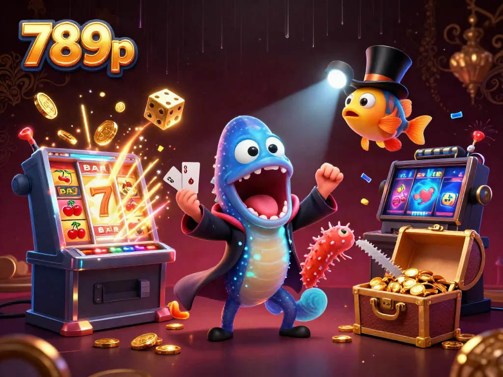 Experience thrilling wins at 789p with a magical underwater casino scene filled with vibrant characters and games.