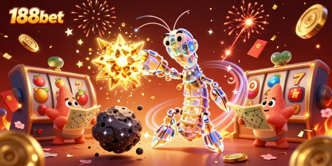 Experience thrilling gameplay at 188bet with vibrant slot machines and dynamic 3D characters.