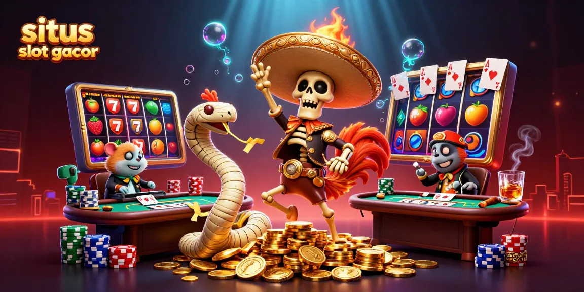 Experience winning thrills with situs slot gacor featuring vibrant characters and dynamic slot elements.