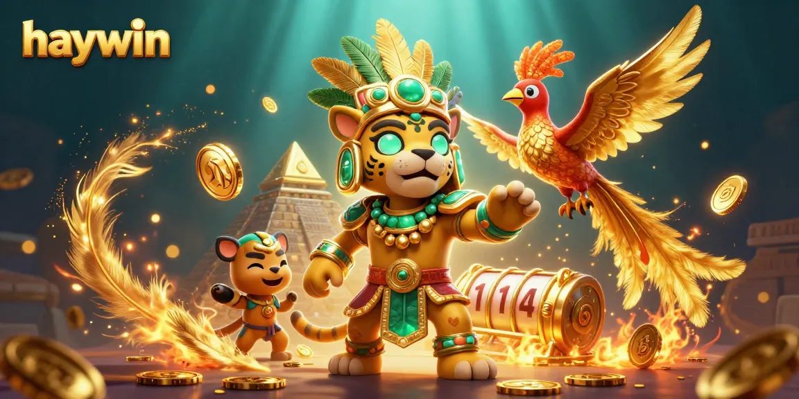Experience thrilling wins with haywin's dynamic slot games featuring golden coins and vibrant graphics.