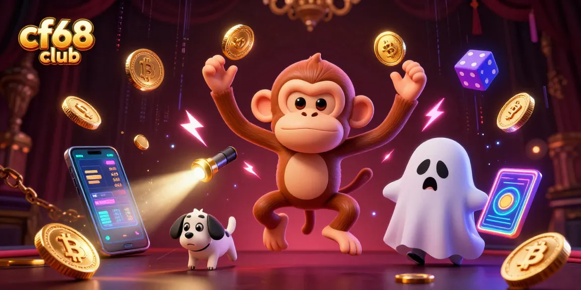 Experience thrilling gameplay at cf68 club with a playful poltergeist monkey and its dazzling treasures.