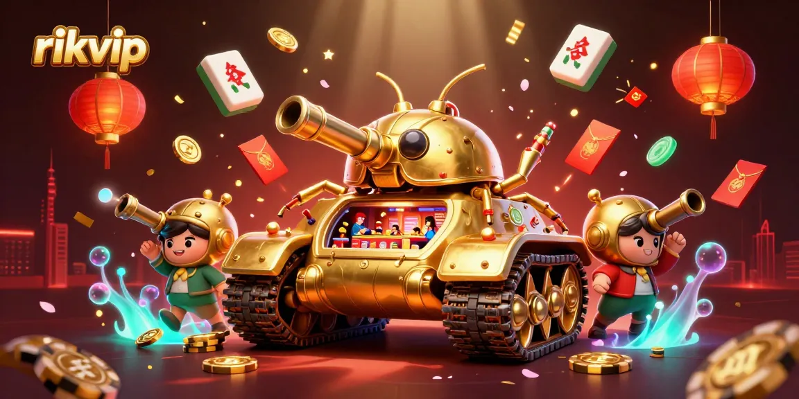 Engage with rikvip's thrilling betting experience inside a vibrant casino scene.