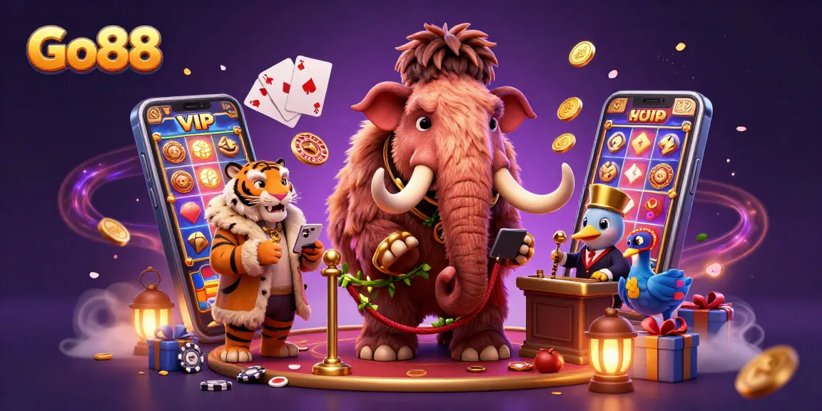 Go88 offers a vibrant casino experience with engaging characters and dynamic gaming elements.