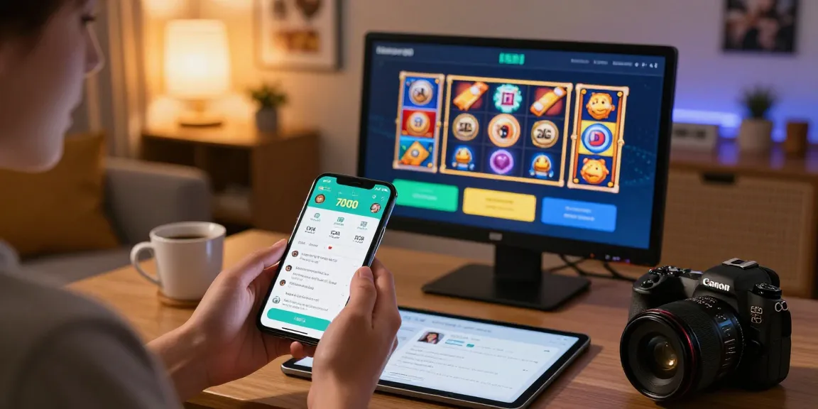 SLOT7000 app interface with QRIS payment, showcasing a user-friendly gambling experience.